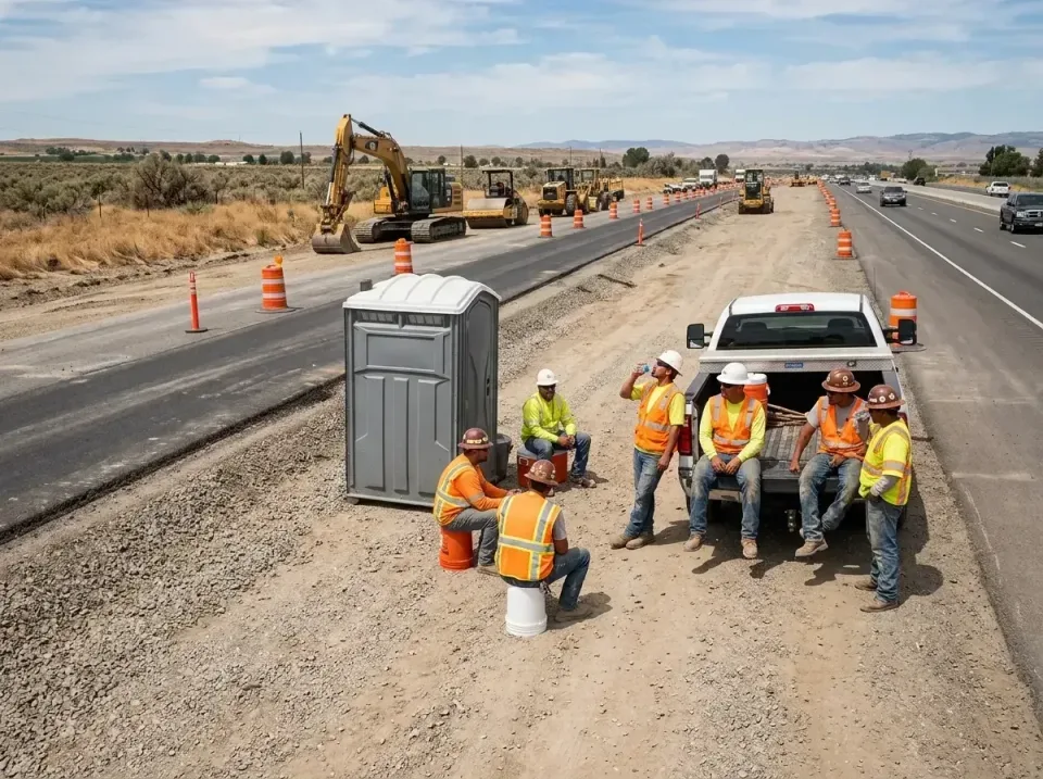 highway-road-construction-crew-007 — frequently asked questions, Porta Potty and Restroom Rentals in Noblesville, IN